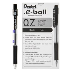 Pentel 飛龍文具 Datti 油性原子筆 0.7mm BK127-AO 12入, 黑色, 1套