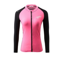 NAYA STYLE 女款拉鍊拼色長袖泳衣 RS-273-8