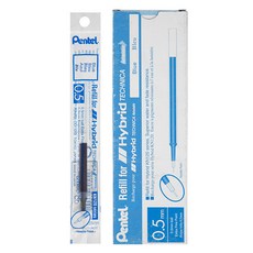 Pentel 飛龍文具 混合圓珠筆筆芯筆芯 0.5mm KFRN5-C, 藍色, 12個