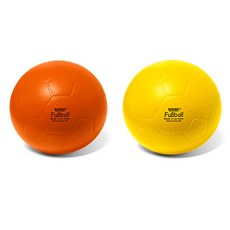 Volley 海綿足球塗層 2 件套, 橙色, 黃色