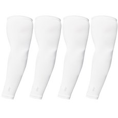 9FX 2019 運動涼感袖套 4件組, 白色