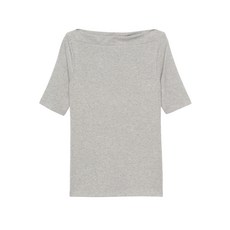 바나나리퍼블릭 여성용 보트넥 탑 티셔츠