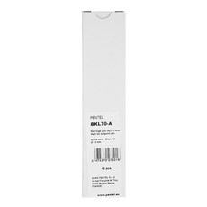 Pentel 飛龍文具 圓珠筆尖 1.0mm BKL70, 黑色的, 12支