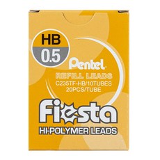 Pentel 飛龍文具 筆芯 C235TF HB, 0.5mm, 1組, 10盒