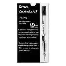 Pentel 飛龍文具 Techniclick 側壓自動鉛筆 PD105T-A, 0.5mm, 12個