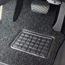 순수 코일 카매트 확장형, 현대 코나 전기차 (2018년~2023년) (3P), 올블랙