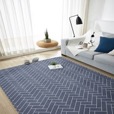 Gaongil 人字紋泡泡紗地毯/墊 + 腳踏墊