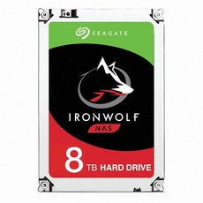 씨게이트 아이언울프 NAS HDD, 8TB, ST8000VN004