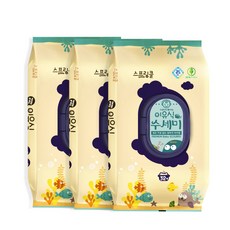 sprinkle 一次性嬰兒副食品菜瓜布, 混合色, 32入, 3個