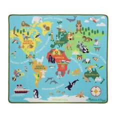 Melissa&Doug 美國瑪莉莎 世界旅行地毯 MD5194, 混色