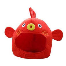 파티룸 Patirum Party Fang 可愛連帽河豚, 紅色的