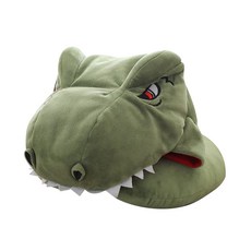 PartyPang 可愛恐龍頸枕帽, 綠色, 1個