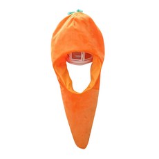 派對方塊可愛連帽帽 胡蘿蔔, 橘子, 1個