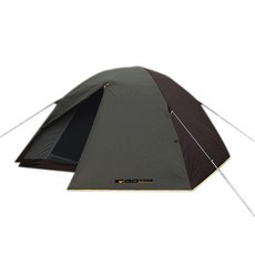 고투 모디쉬3 돔 텐트, KHAKI + BROWN, 4인용