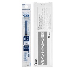 Pentel Infree 原子筆替芯 0.7mm LR7TL-CA 10入, 海軍藍, 1個, 10個