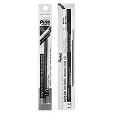 Pentel 飛龍文具 圓珠筆芯 BK130 BKL10-A 1.0mm 12入, 黑色的, 1個