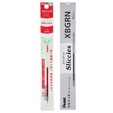 Pentel 飛龍文具 Sludge Gel Ink Refill Lead 0.4mm, BGRN4B 紅色, 10個