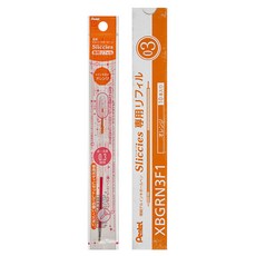 Pentel 飛龍文具 Sludge Gel Ink Refill Lead 0.3mm, BGRN3F1 橙色, 10個