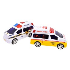 토이벤쳐 비상출동 구급대 + 기동대 완구 세트, 혼합 색상, 1개