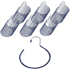 Decozin 塗層多用途皮帶帽架, 海軍藍, 60個