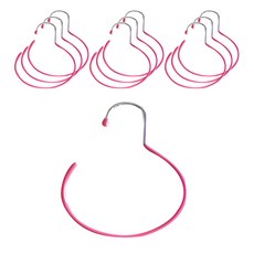 데코즈인 裝飾塗層多用途掛鉤, 粉紅色, 10個