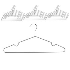 Decozin Deco 塗層基本款衣架, 灰色, 20個