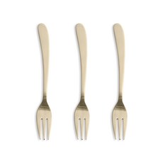 金色叉子, 單色, 3入