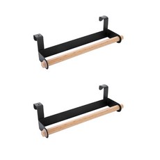 廚房抹布架, 黑色的, 2個