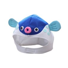 Party Pang可愛連帽斗篷 魚, 藍色, 1個