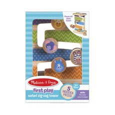 Melissa&Doug 美國瑪莉莎 齒輪積木玩具盤 MD30125, 混色