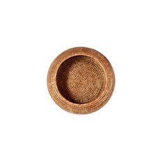 BIK藤編深圓形小 IT CO 146, 單色, 1個