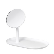 litem. 里特 My Room 立式鏡面託盤, 白色