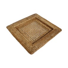 BIK藤編方形托盤 大 IT CO 229, 單色, 1個
