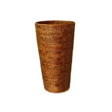 質感設計藤製垃圾桶, 1個, 單色
