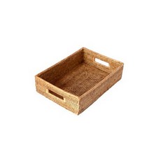 BIK藤編長方形籃子 小 IT CO 036, 單色, 1個