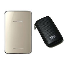 MGTEC 3.1B外置硬盤Terran3.1 + Tank Pouch, 5TB, 珍珠金