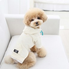 ITS DOG 馬卡龍狗連帽衛衣, 象牙