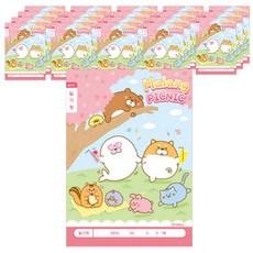 ibis 女童用小學寬間隔筆記本, 隨機出貨, 20入