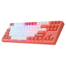 cox Endeavor 固態 RGB PBT 防水鍵盤 50g, 單品, 活珊瑚體
