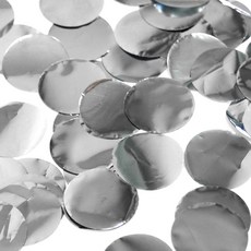 派對亮片 3入, 金屬銀圈