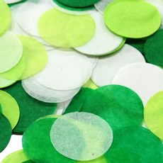 派對亮片 3入, 綠色和諧