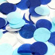 派對亮片 3入, 藍色和諧