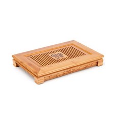 名匠福報平安竹茶托 455*300*65mm MJ662, 單色, 1個