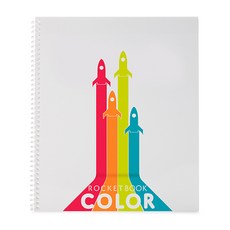 ROCKETBOOK 彩色火箭素描本, 20.5 x 24 厘米, 12張