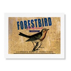 일오구 레트로 캔버스 프린팅 액자 포레스트버드