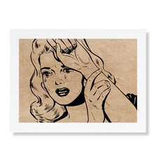 일오구 레트로 캔버스 프린팅 액자 티얼스