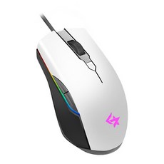 GEEK STAR 電競有線鼠標 GM9003389, 白色的