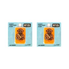 STUDIO EIGHT BT21 3層印章 2入, SHOOKY, 混色