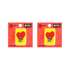 STUDIO EIGHT BT21 3層印章 2入, TATA, 混色