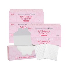 Prreti 柔軟壓紋化妝棉, 100枚, 6盒